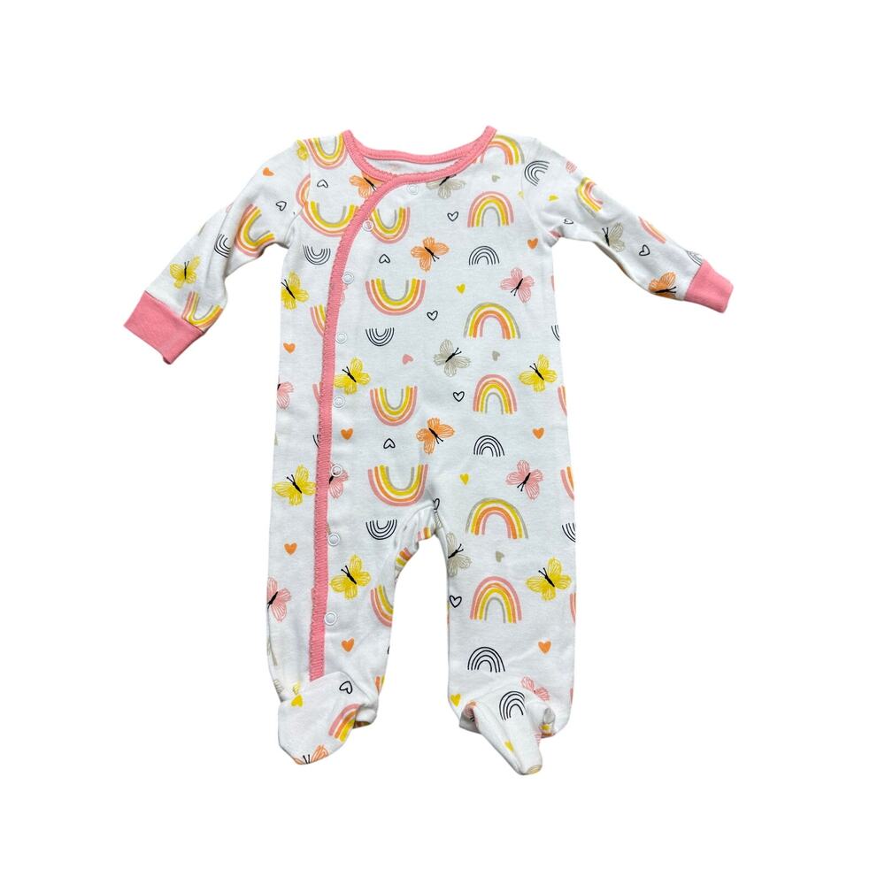 Koala Baby Butterfly Pajamas- size 0-3 months